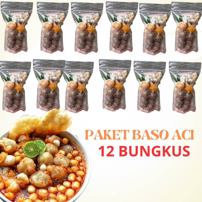 

PAKET 12 BUNGKUS BASO ACI INSTAN