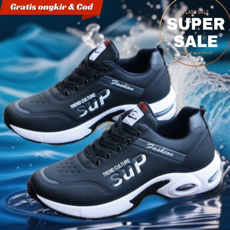 sepatu sneakers SUP import pria terbaru,sport pria ukuran 39-43