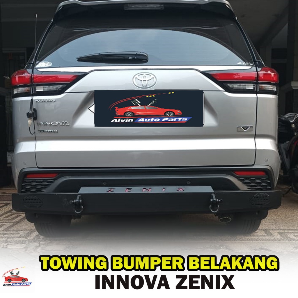 TOWING BUMPER BELAKANG INNOVA ZENIX / PENGAMAN BUMPER BELAKANG INNOVA ZENIX / REAR BUMPER GUARD INNO