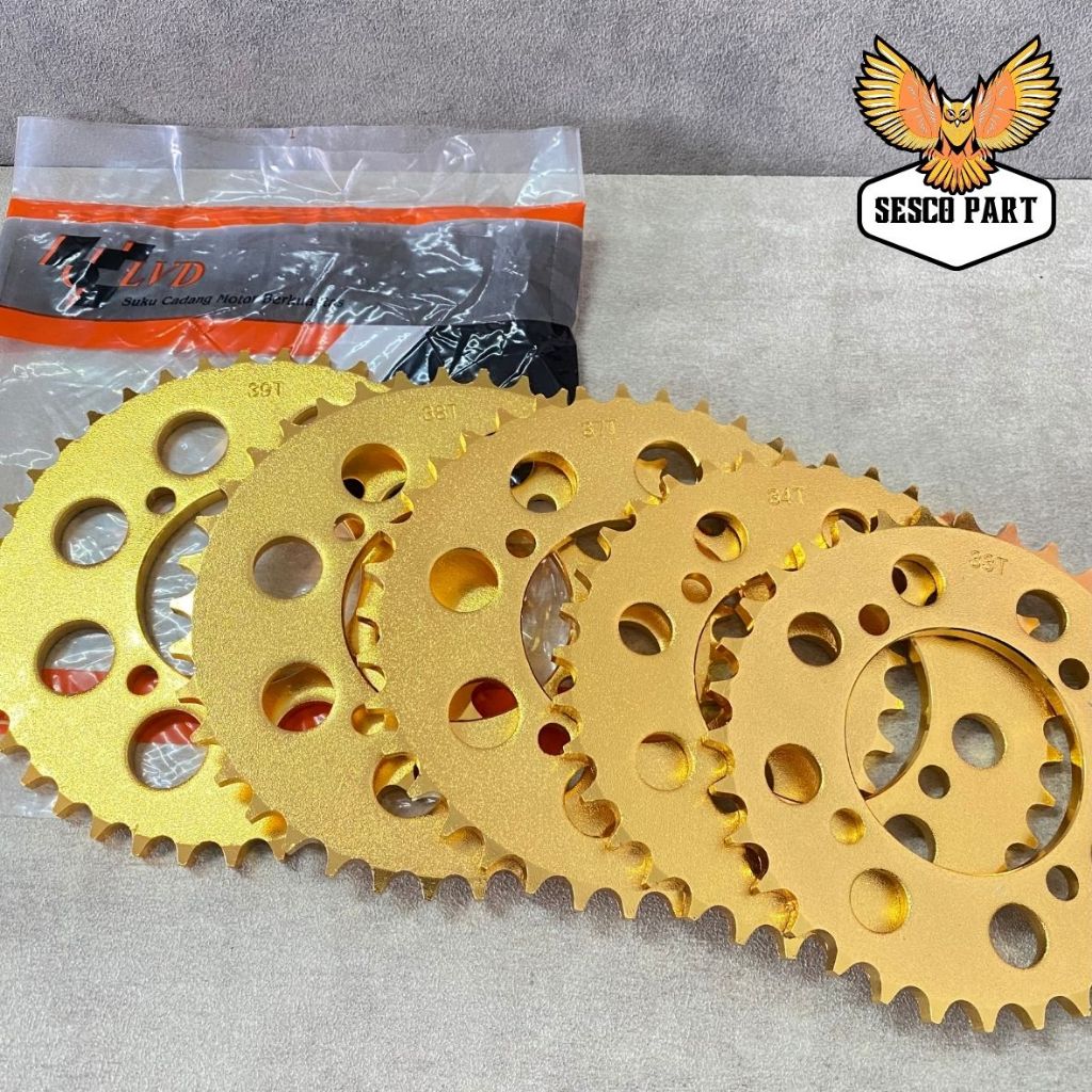 GIR BELAKANG RXKING GOLD GEAR BELAKANG JUPITER Z RX KING RXK VEGA R CRYPTON FORCE 1 FIZR 2T TEBAL 7M