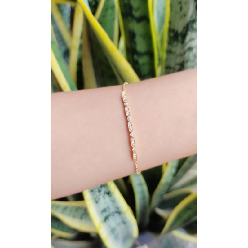 Gelang Serut Mata Emas 8k