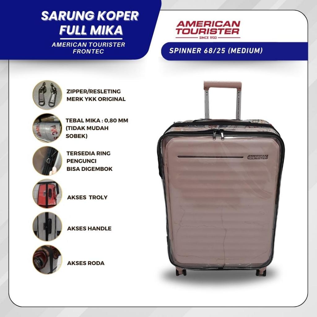 Reborn LC - Sarung Koper | Luggage Cover Fullmika Khusus American Tourister Frontec Size 68/25 Inch 