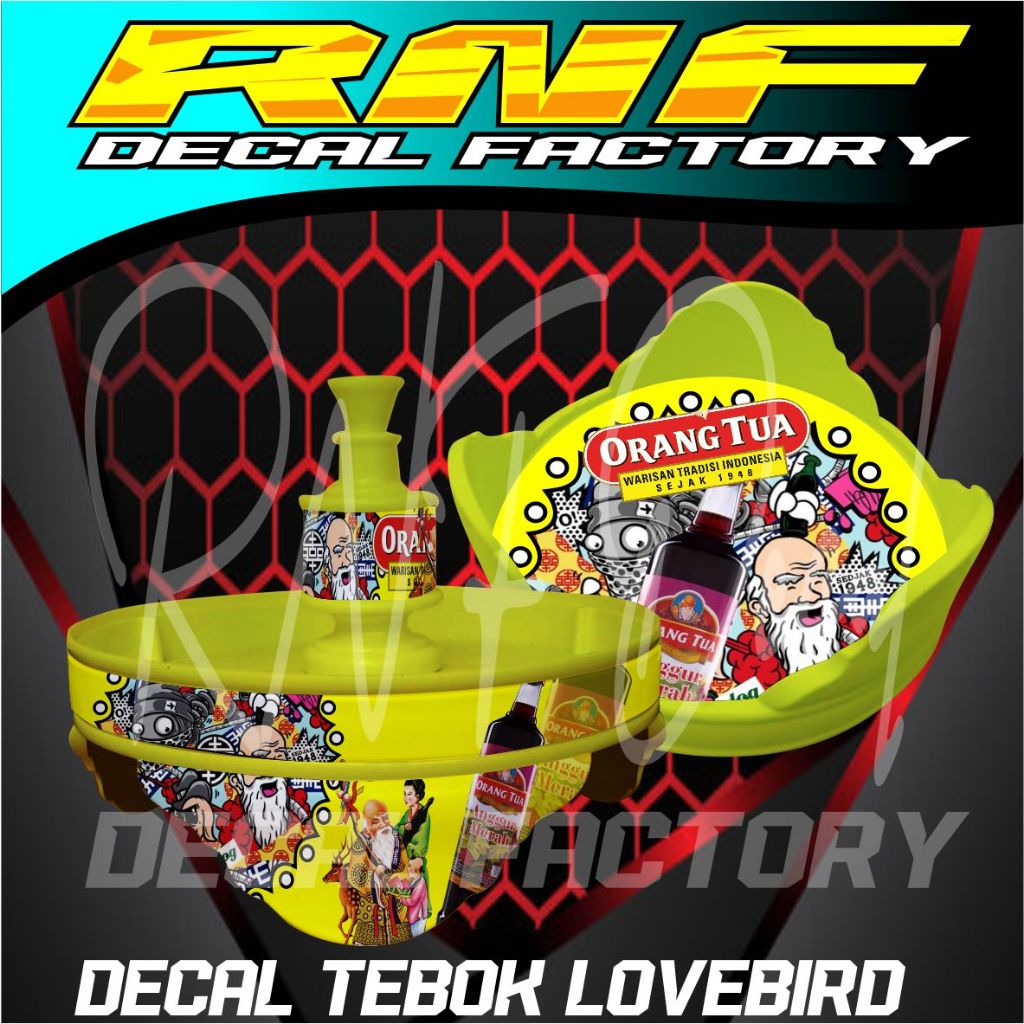 decal tebok lovebird,stiker sangkar lovebird,,stiker sangkar sogon,stiker sangkar konin