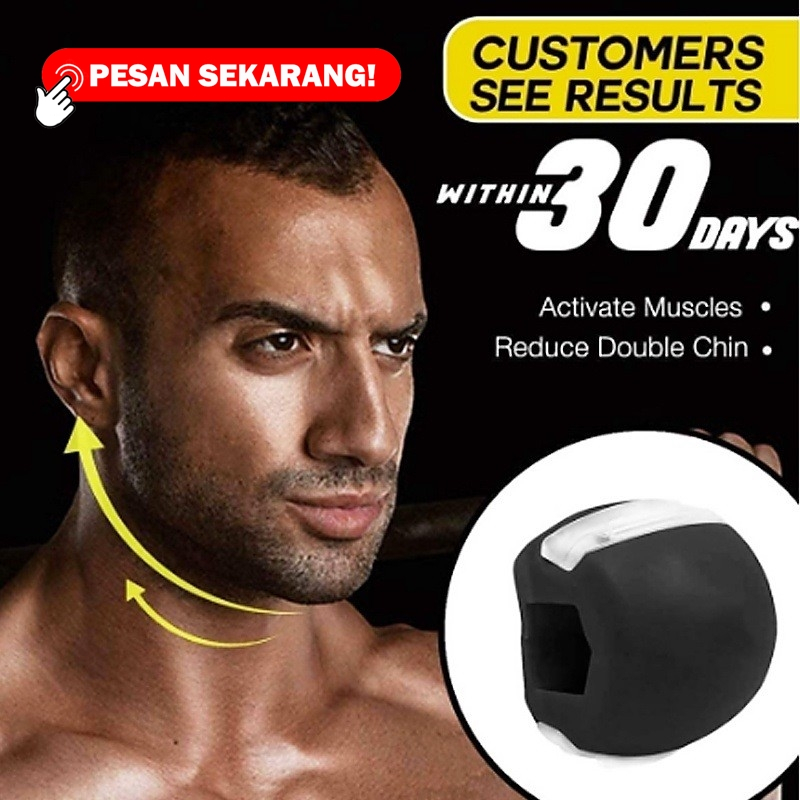 Jaw exercise silicone training ball alat latihan pembentuk otot rahang alat pembentuk tulang rahang 