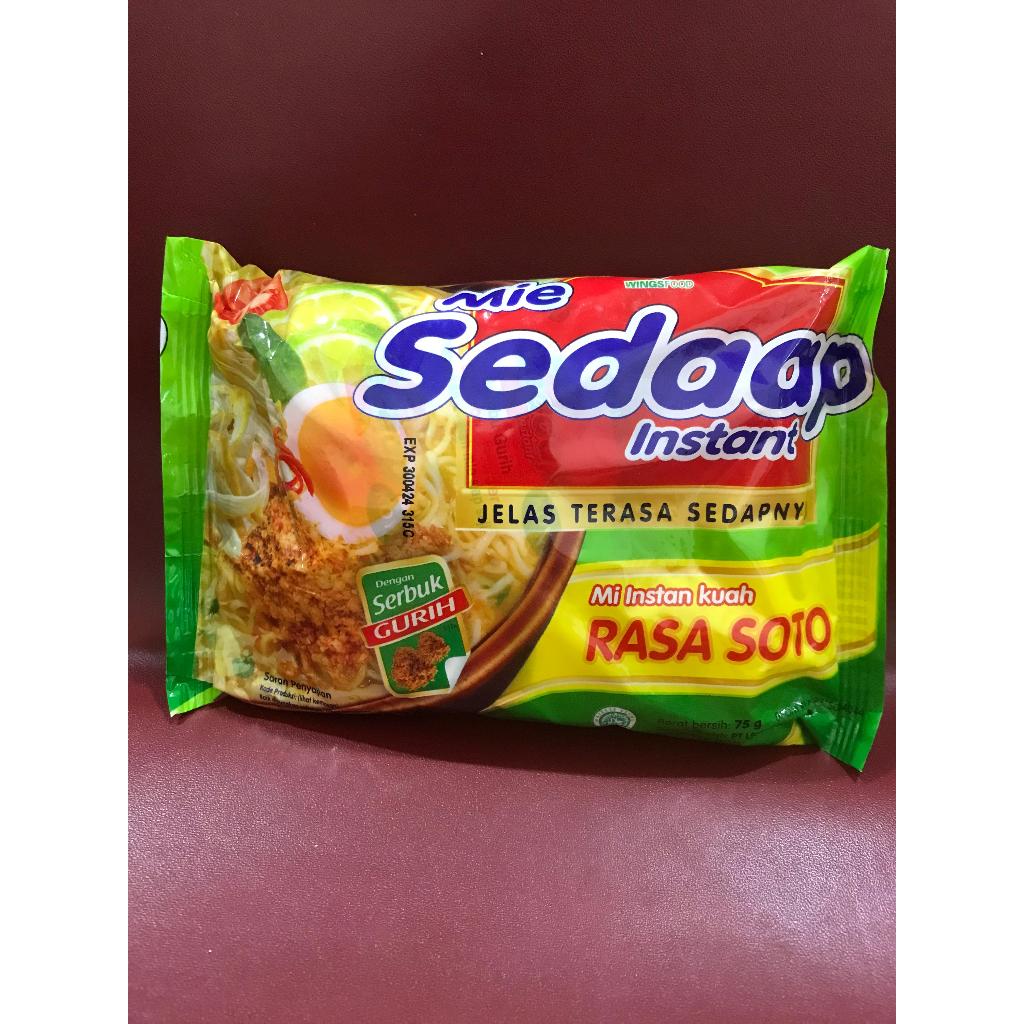 

Sedaap Mie Kuah Rasa Soto 75g - Mie Instant Kuah Sedaap Soto Spesial
