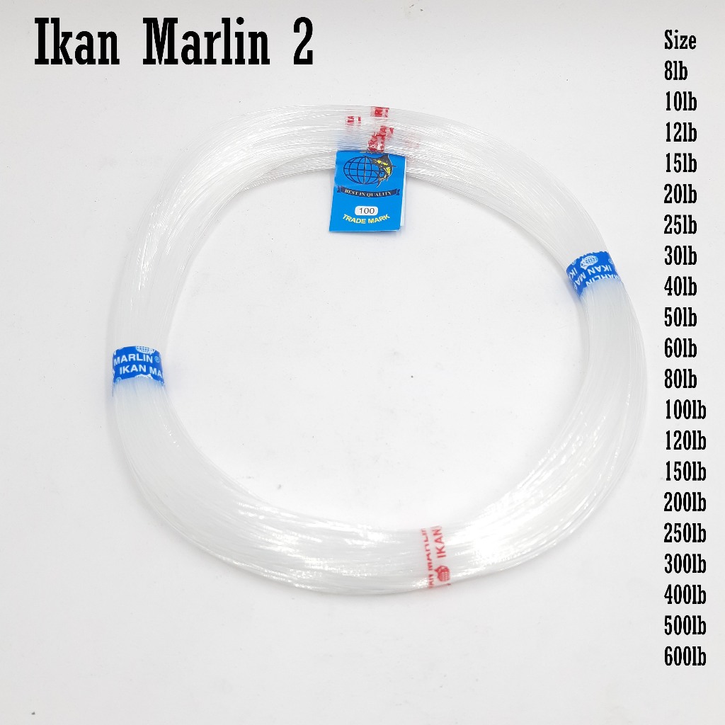 Senar Pancing Nelayan Ikan Marlin 2 80lb-500lb