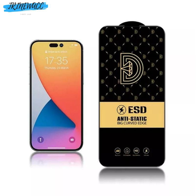 Tempered Glass ESD ANTI STATIC Full Screen Cover FOR OPPO A11K A3S A5S / A3 A3X A5 A5i A5X A6 / A12 