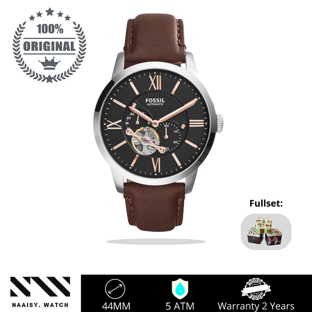 Jam Tangan Fossil Pria Original Automatik ME3061 Fullset