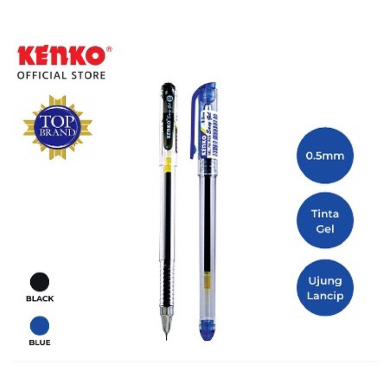 

Bulpen Kenko Biru Gel Obral Curah Ecer