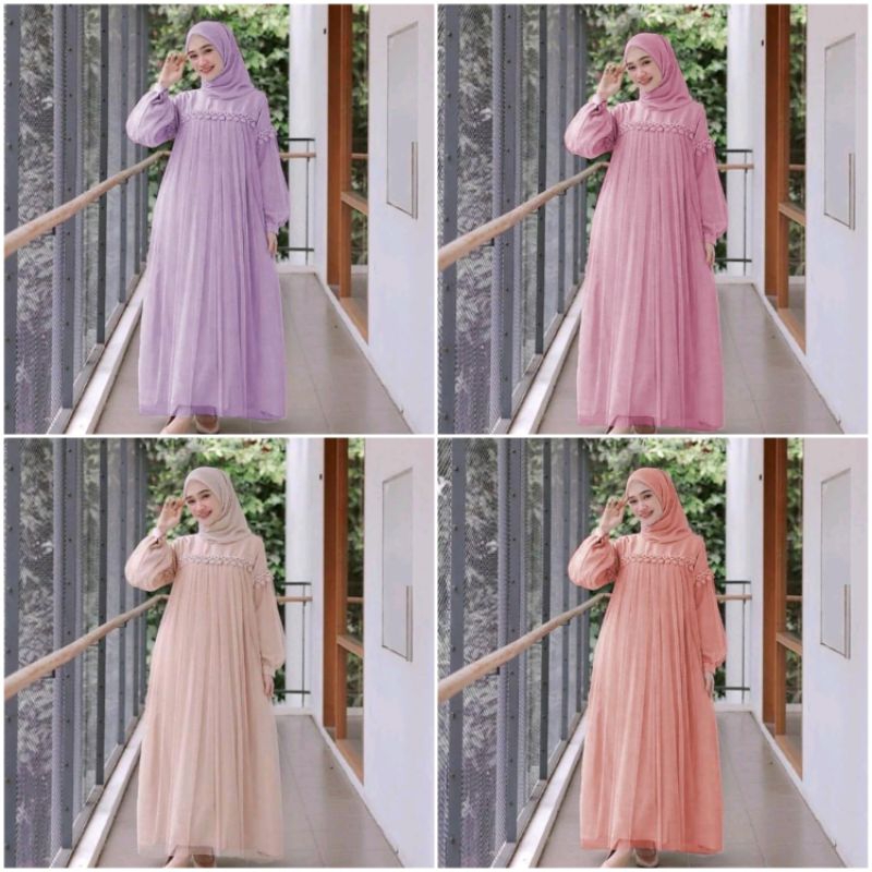 gamis renda wanita