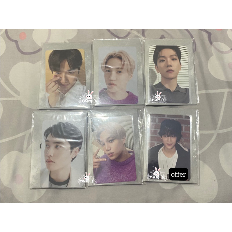 [READY INA] FORTUNE CARD SET EXO’CLOCK BAEKHYUN JIDAD KAI SPC GROWL