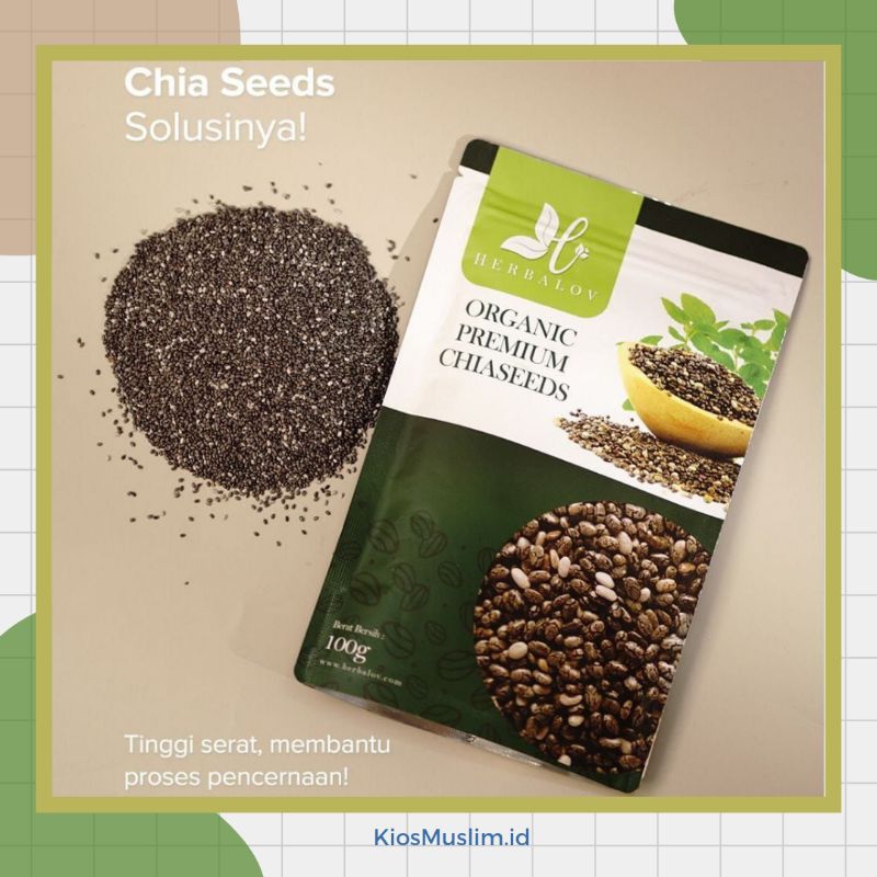 

HERBALOV Chia Sheed Premium Organik 100% Chiacheed