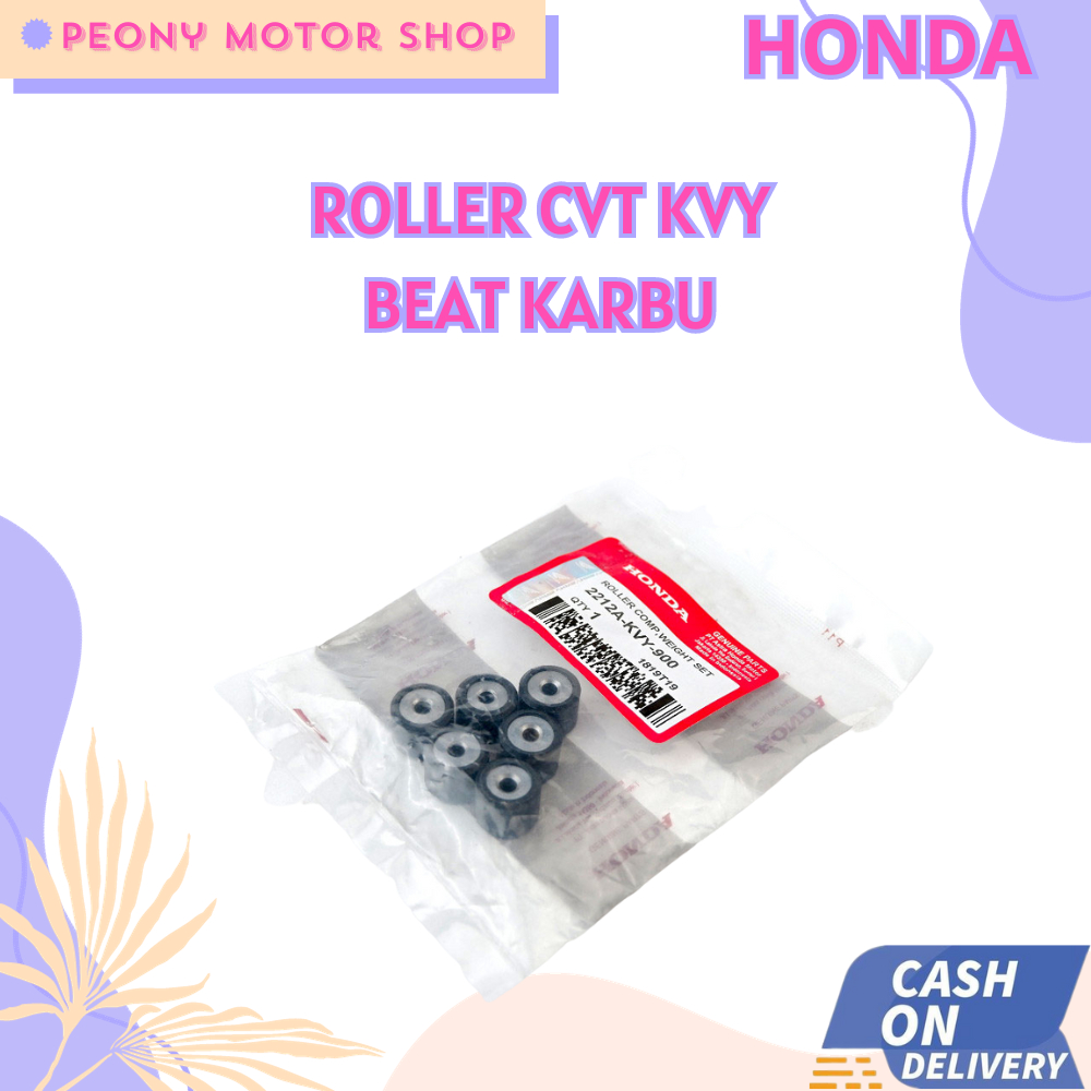 Roller Beat KARBU  SCOOPY KARBU Roller Weight Set BeAT Spacy Karbu 2212A-KVY-900 ROLLER SET BEAT