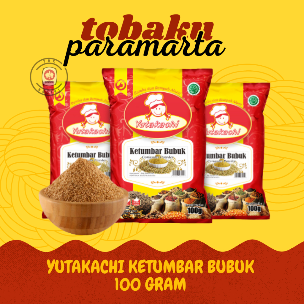 

KETUMBAR BUBUK YUTAKACHI 100 GRAM / KETUMBAR BUBUK