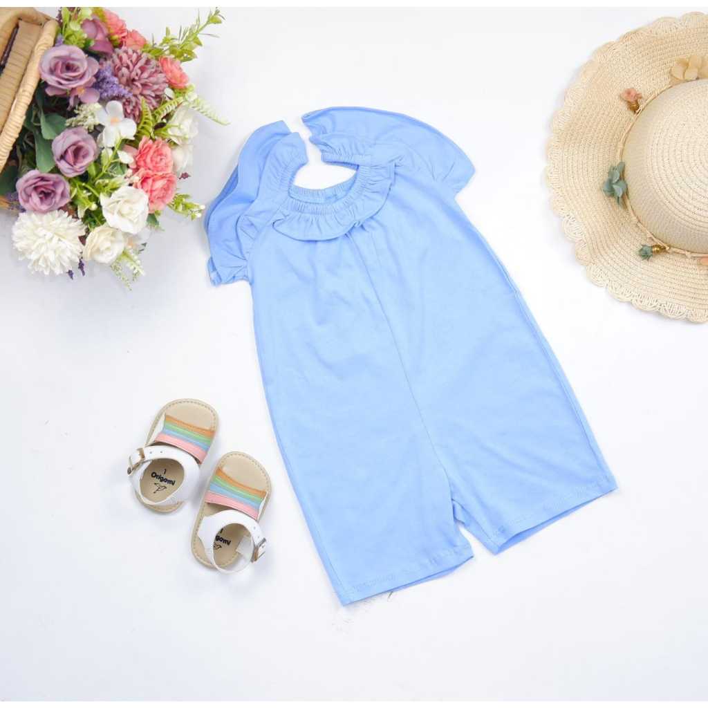 JUMPSUIT RUFFLE SYAKILA 6 Bulan - 4 Tahun Jumpsuit Pendek Anak Perempuan