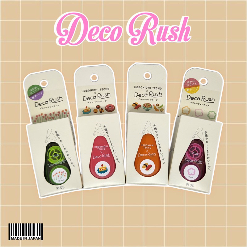 

Deco Rush ORI Japan/ Hiasan Jurnal/ Scrapbook Diary