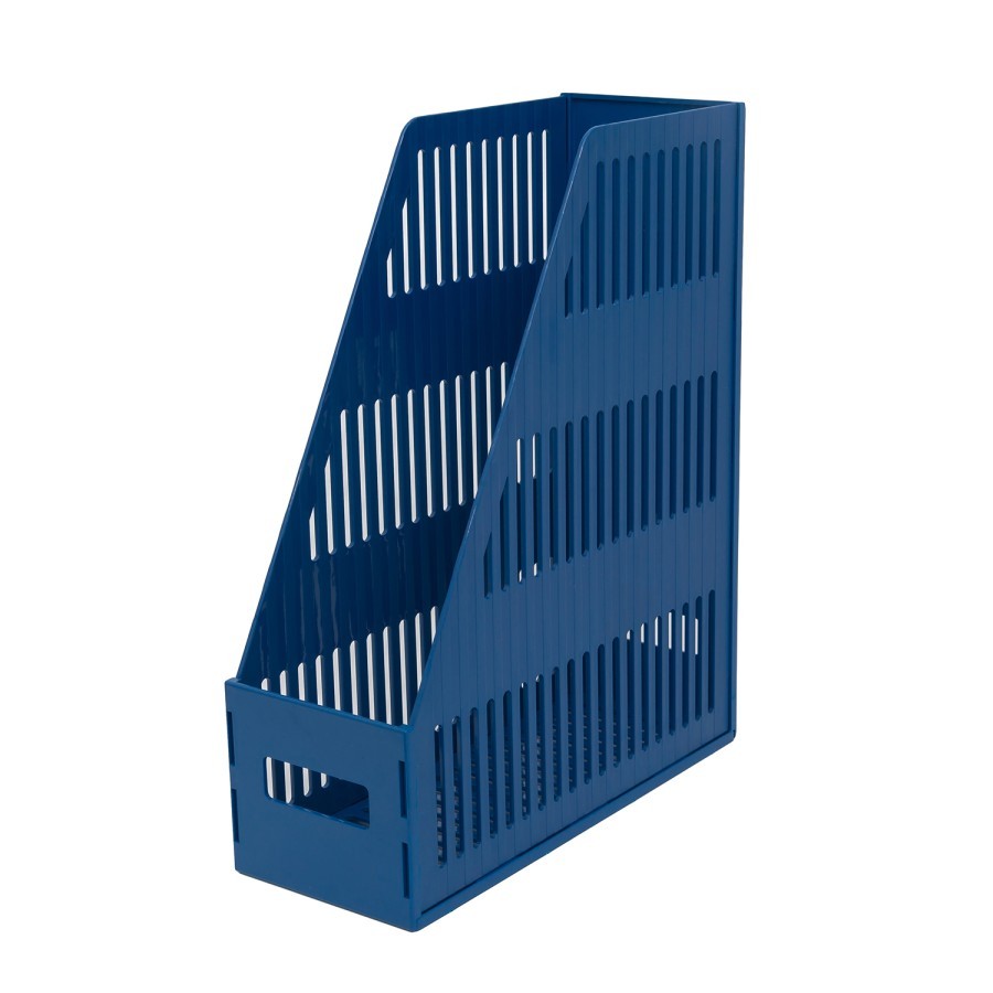 

Bantex Magazine File (Box File) Knock Down 10cm Blue