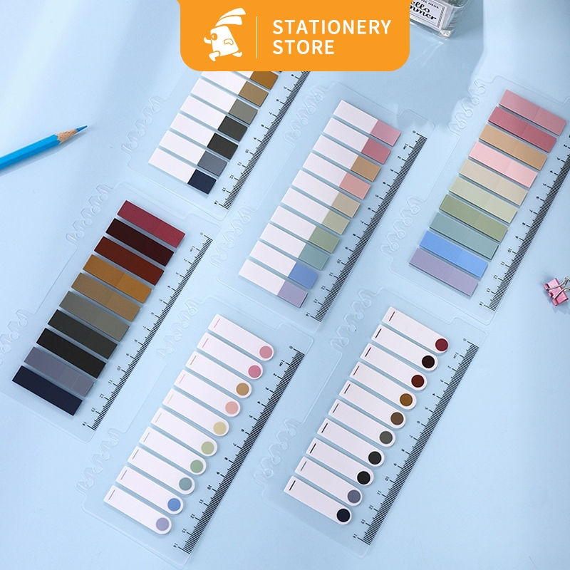 

James 200 Lembar Sticky Note Warna Neon Pastel Macaron Morandi Vintage Untuk Pembatas Buku notepad mini paper kertas pots it-Rabbit Stationery