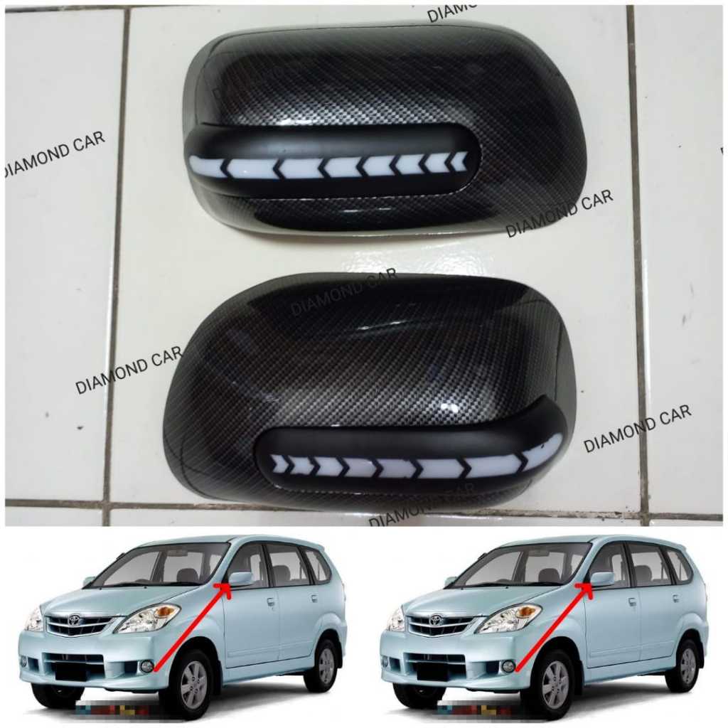 Cover Spion Carbon Lampu Running Avanza lama 2007 -2011 type G