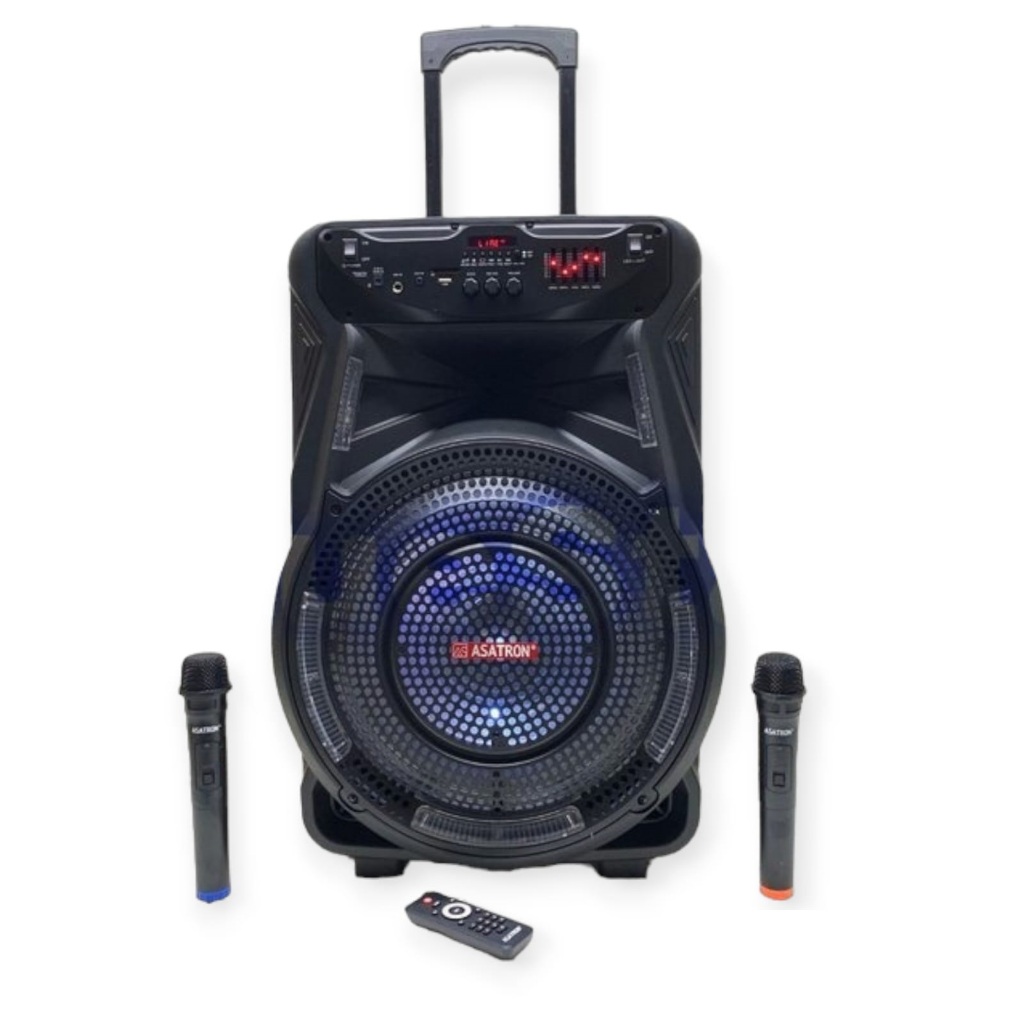 Speaker Aktif 15 Inch Meeting Bluetooth Asatron HT8873 Titanium