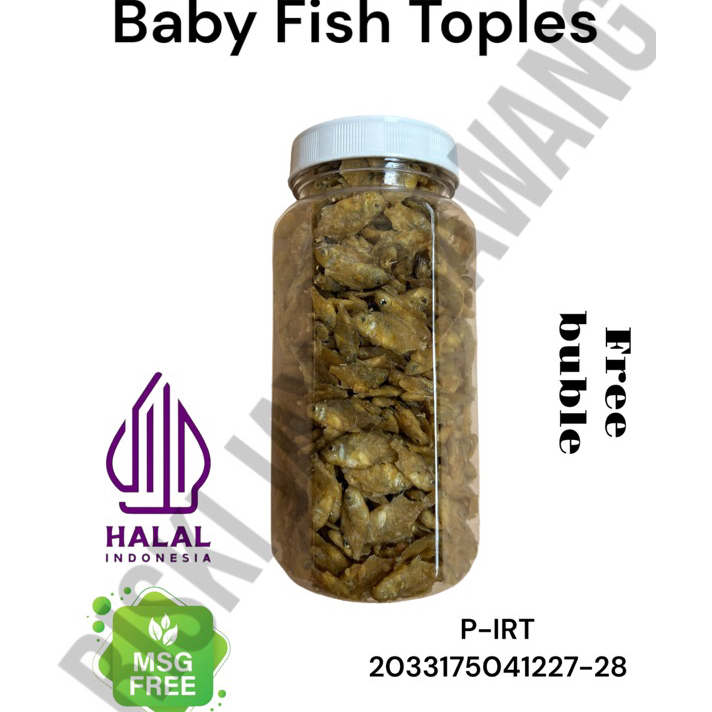 

➵➭✬ BABY FISH CRISPY 200 GR Pasti Murah