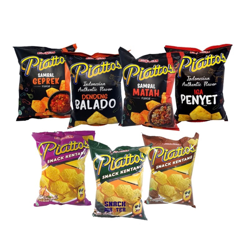 

PIATTOS 70GR JACK N JILL SNACK KENTANG CHIKI