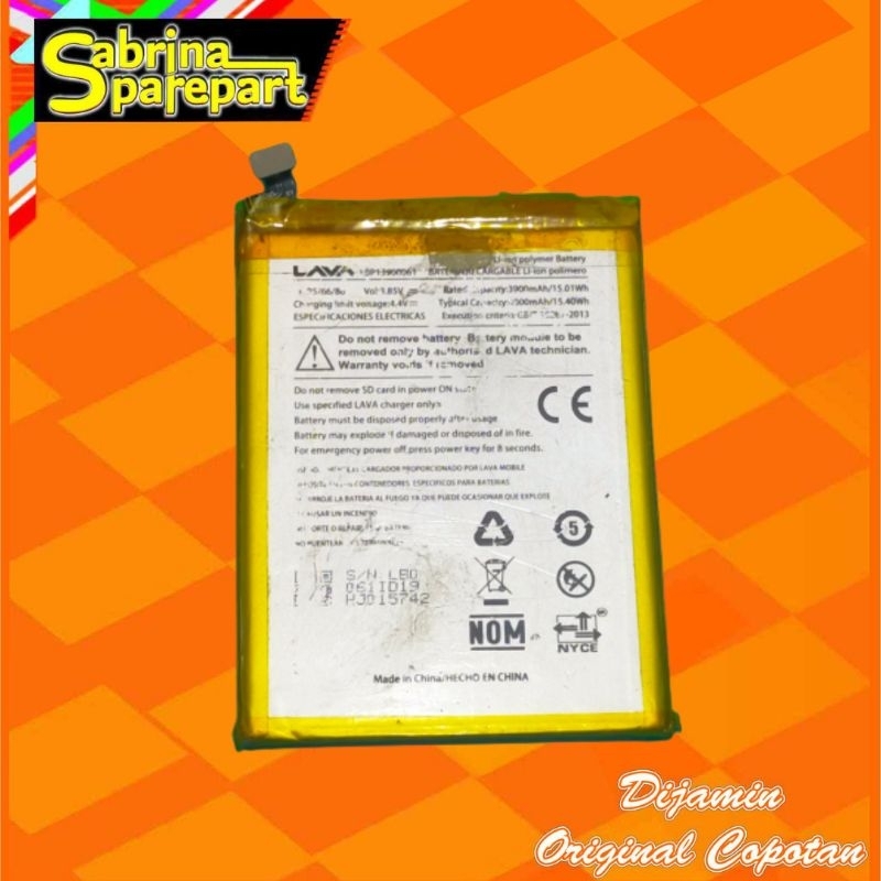 Baterai LAVA BENCO V8 LBP13900061 original copotan