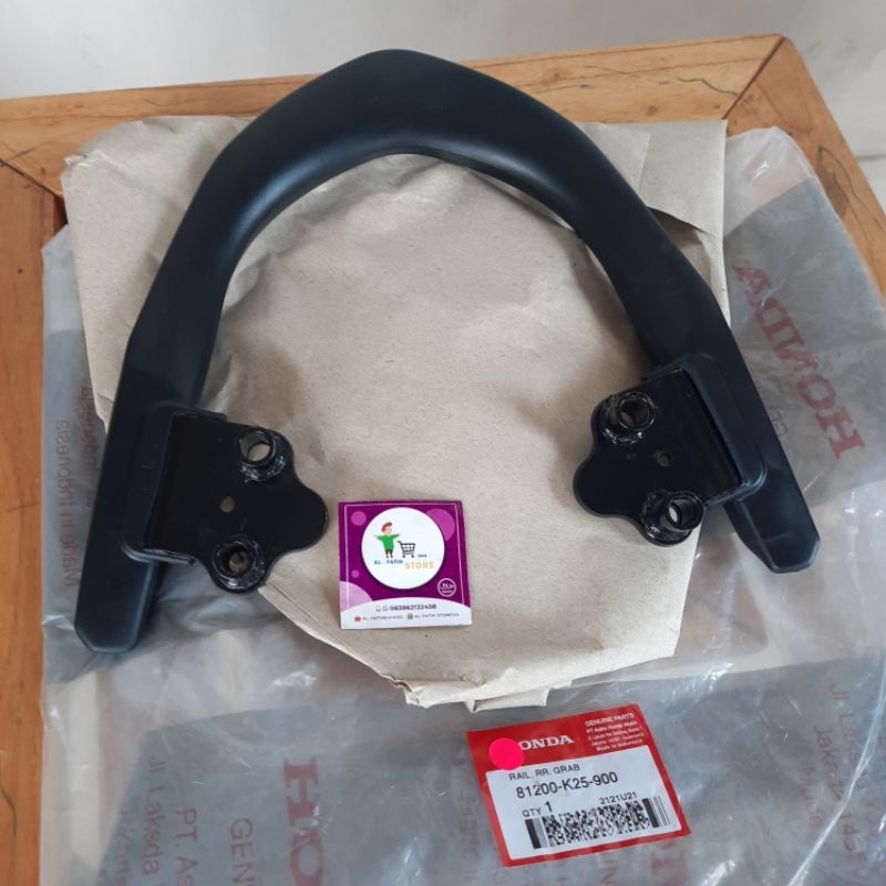 Behel Rail RR Grap Besi Belakang Beat FI Stater Kasar Original AHM 81200-K25-900