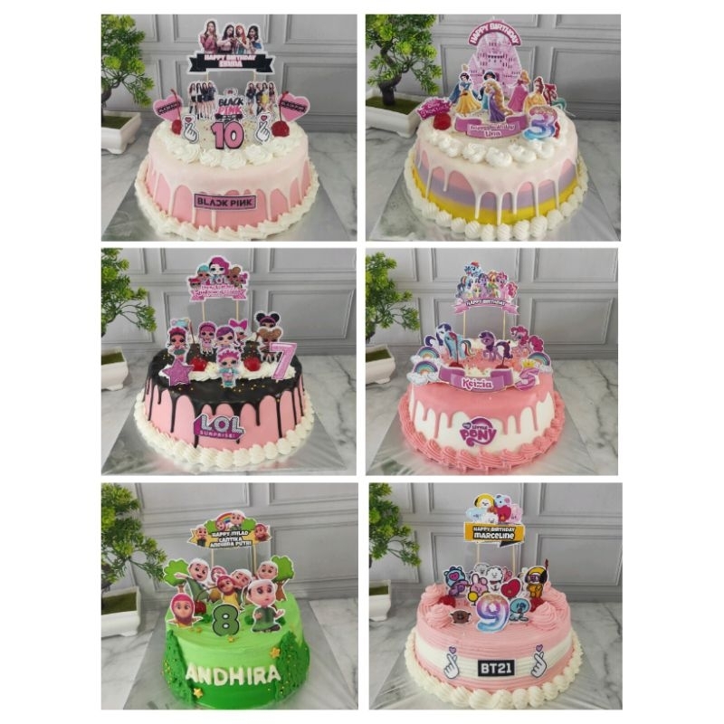 

Kue ulang tahun / Blackforest / Ultah / Birthday cake Bisa semua Karakter