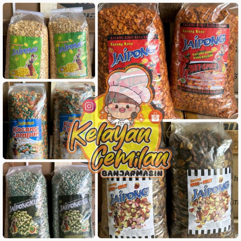 

Kacang Koro Jaipong 250g | Asin - Balado - Tepung - Selimut - Campur - Polong Hijau - Kulit