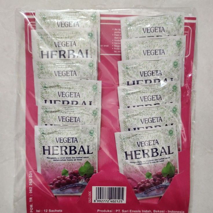 

Kirim Langsung VEGETA HERBAL 12 sachet