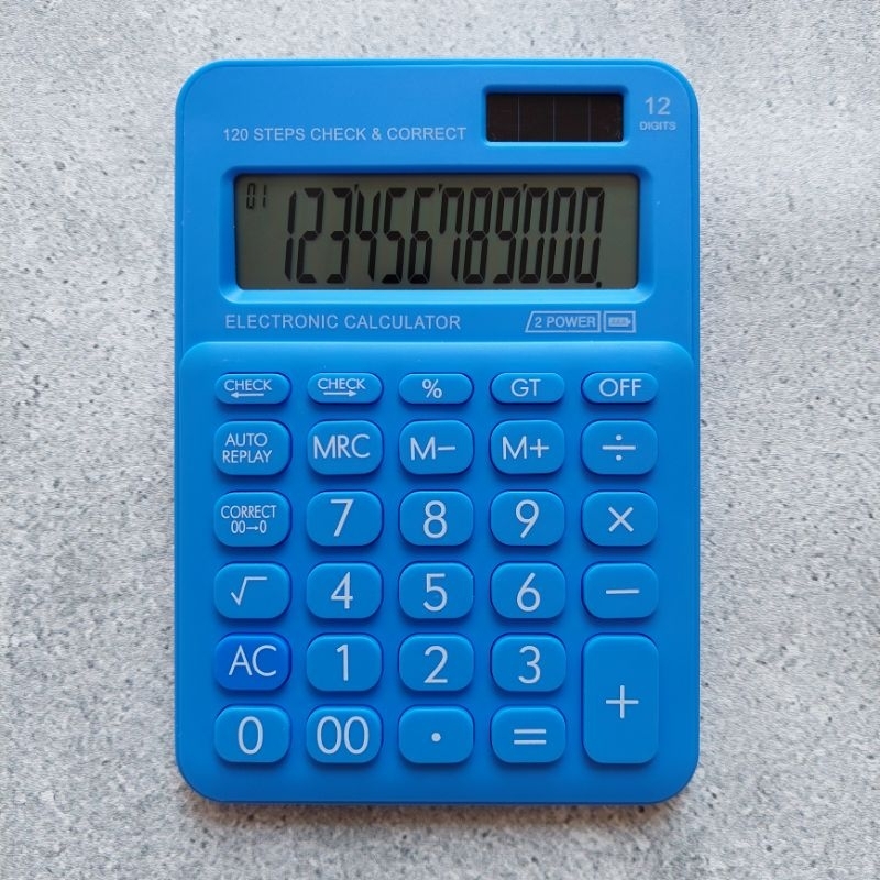 

Kalkulator Dagang Calculator Esa E201CS 12Digits Check & Correct Warna warni