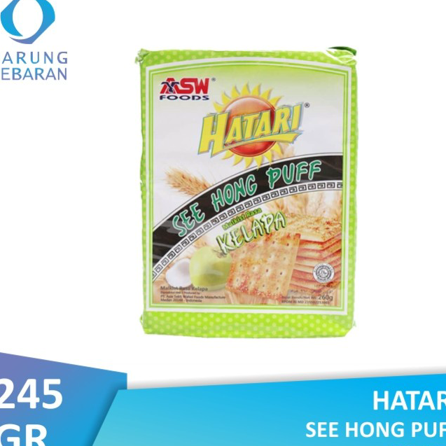 

Grosir Hatari See Hong Puff Kelapa 245gr