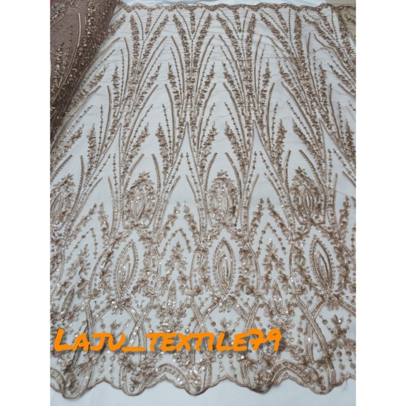 Kain Tile Payet Spangel/Tile Payet/Bahan Kebaya