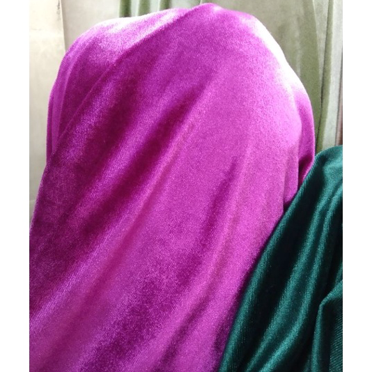 ➦➮✶✺ bahan/kain bludru Velvet premium