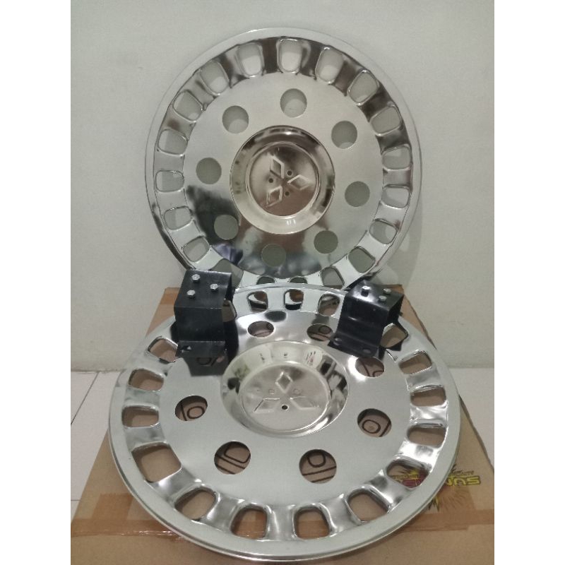 Weldop TRUCK/Dop Roda TRUK FUSO/HINO Ring 20 Lubang 8 Belakang Saja (2pcs)