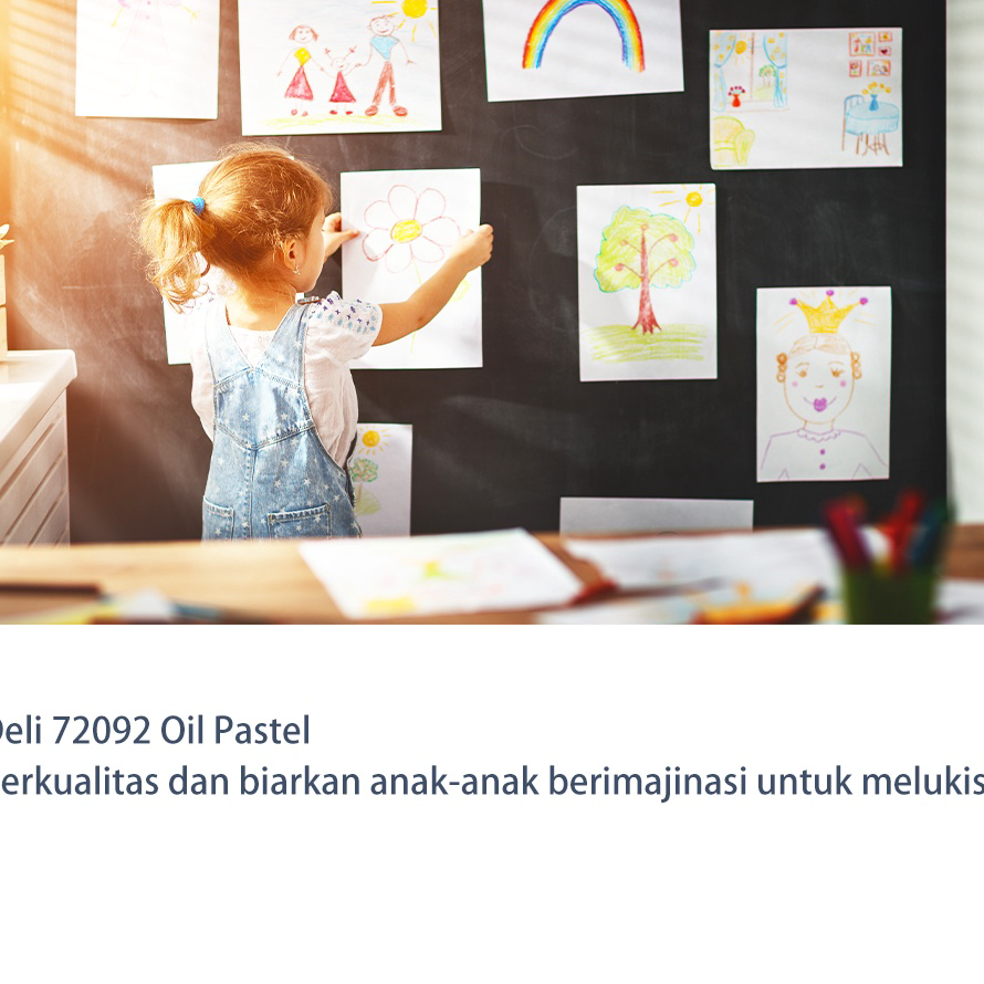 

Bestseller Deli 12/24 warna oil pastel desain Barrel, mudah untuk diambil dan ditempatkan 72090 72092 ➯✽✷