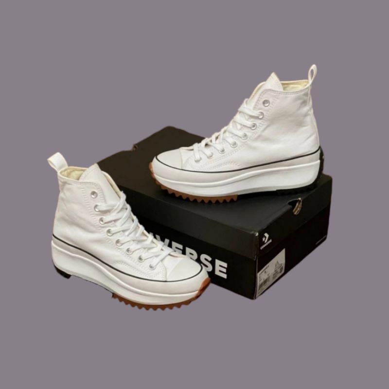 Converse Run Star Hike Hi White 100% Original
