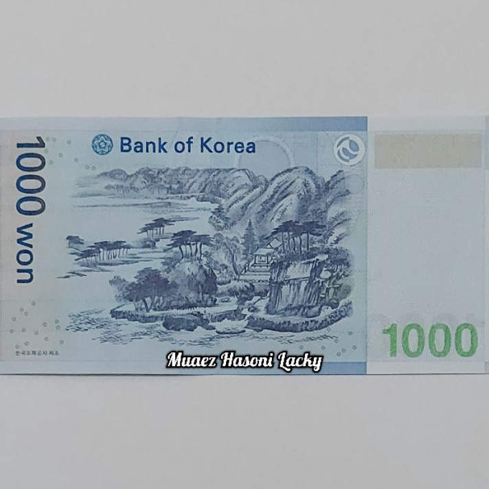 Terbaru Koleksi Won Korea Selatan Pecahan 1000 Original