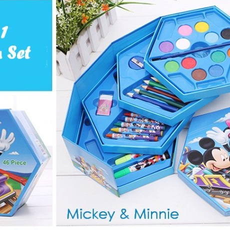 

Model Terkini FAYES COD Crayon Set Isi 46 Spidol Pensil Warna Cat Air Alat Lukis Murah STY09 ➦✫✢