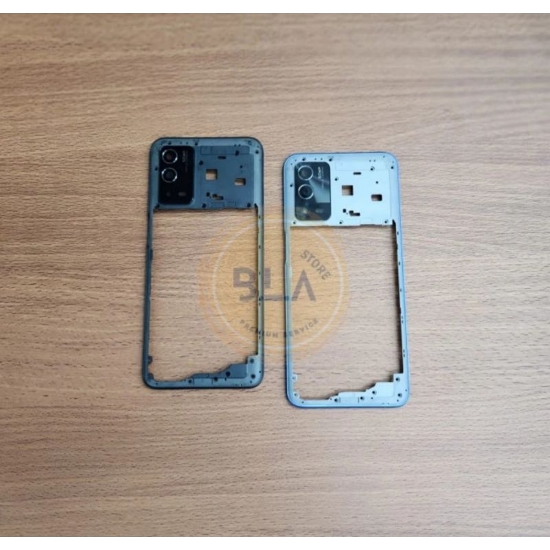 BEZEL TULANG TENGAH RANGKA TUTUP MESIN MEDDLE FREME OPPO  OPPO A55 4G