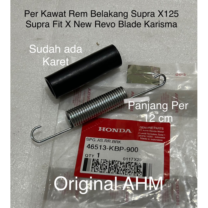 Per Kawat Rem Belakang Supra X125 Fit X New Revo Blade Karisma Ori AHM 46513KBP900