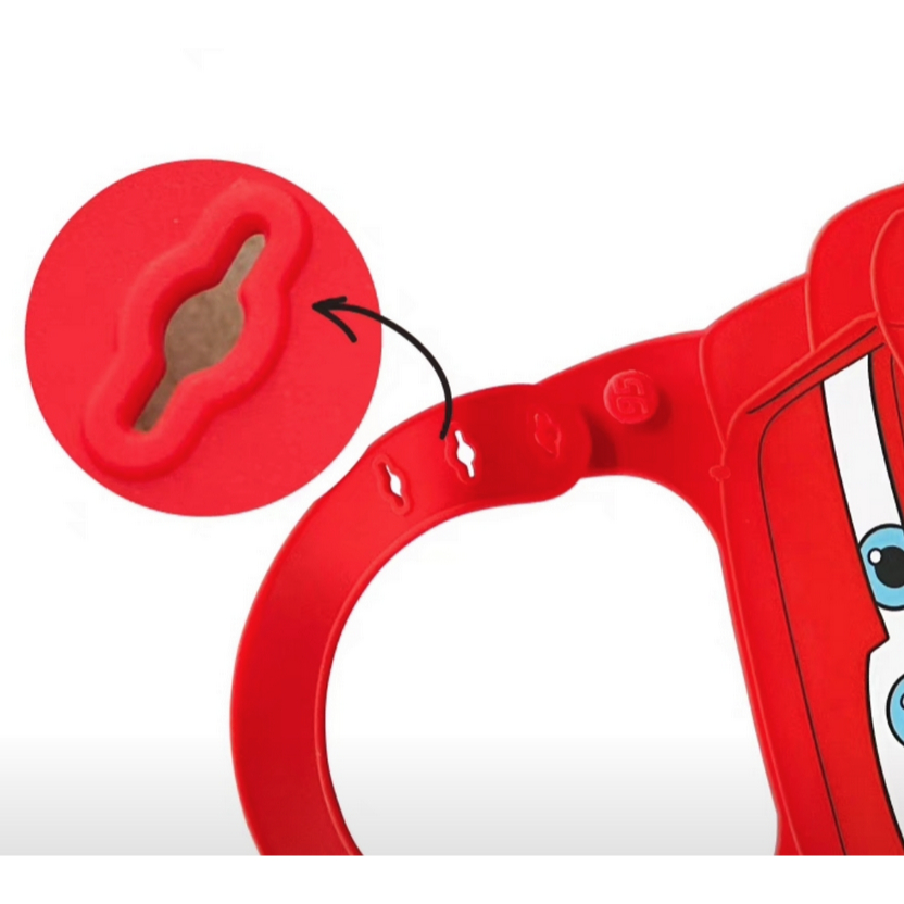 Bib Silikon Stitch Disney Mickey Minnie Cars Mc Queen Frozen Elsa Anna Olaf Celemek Anak Makan RB3