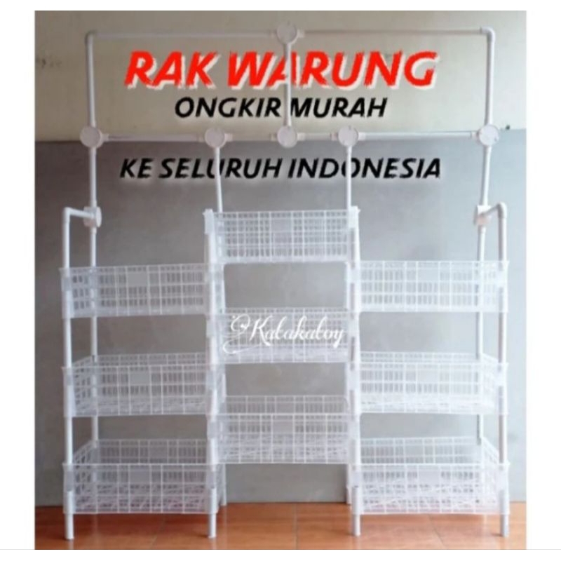 RAK WARUNG GANTUNGAN SNACK RAK KOPI GANTUNGAN WARUNG KERANJANG SUSUN