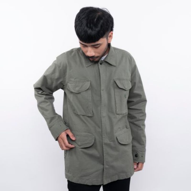 parka fielder jacket MATERNAL Drab
