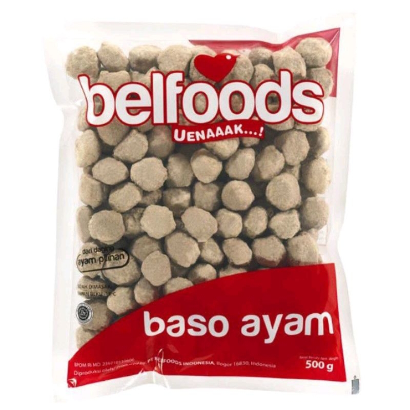 

Belfoods Baso Ayam Isi 100 / Baso Kerikil / 500gr