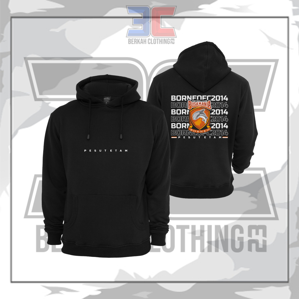 Hoodie Jaket Suporter BORNEO 2014 Samarinda Laskar Pesut Etam