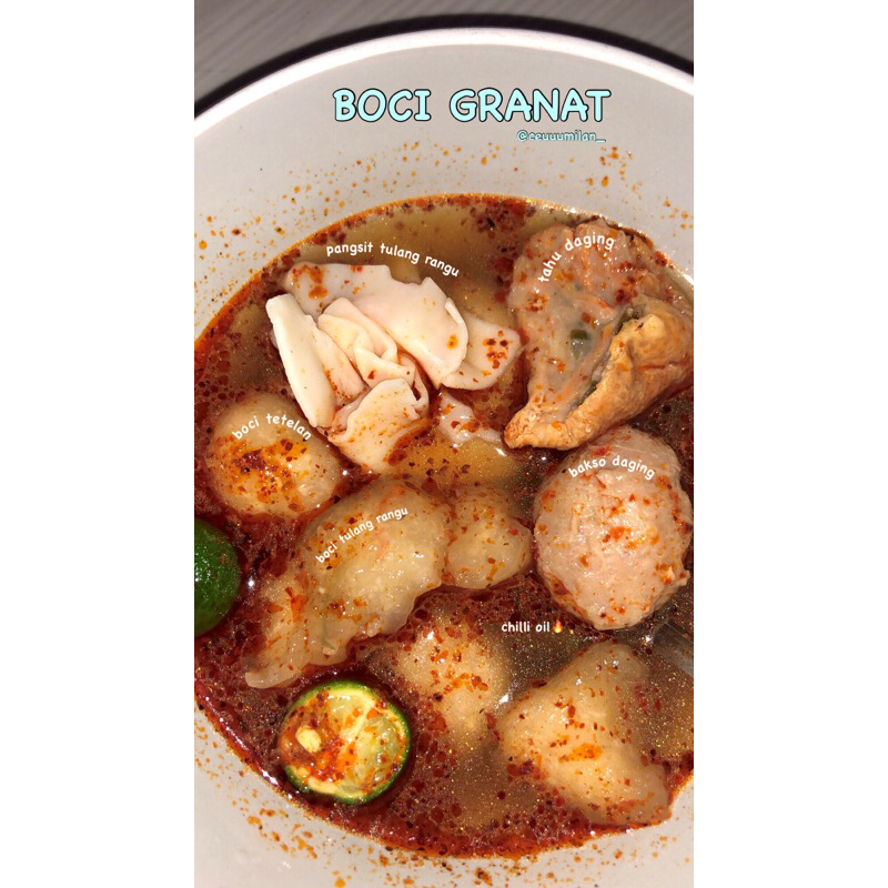 

BASO ACI GRANAT // BASO ACI CHILLI OIL // BASO ACI MURAH