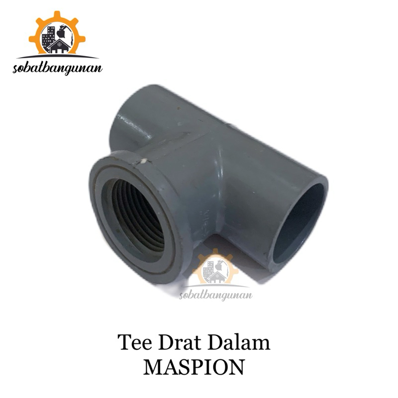 Tee Drat Dalam 1/2” 3/4” inch MASPION TS / T drat 3/4” inch / T Drat 1/2” inch / Faucet Tee 1/2” 3/4