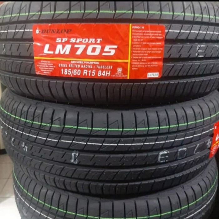 Dunlop LM705 Ukuran 185/60 R15 - Ban Mobil Yaris Swift Vitz